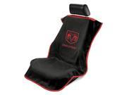 Seat Armour Universal Black Seat Towel Seat Cover With Dodge Logo