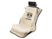 Seat Armour Universal Tan Seat Towel Seat Cover With Dodge Logo