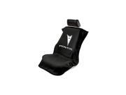 Seat Armour Universal Black Seat Towel Seat Cover With Pontiac Logo
