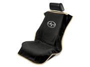 Seat Armour Universal Black Seat Towel Seat Cover With Scion Logo