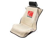 Seat Armour Universal Tan Seat Towel Seat Cover With Saturn Logo