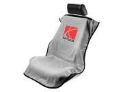 Seat Armour Universal Grey Seat Towel Seat Cover With Saturn Logo