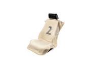 Seat Armour Universal Tan Seat Towel Seat Cover With Mustang Cobra Logo