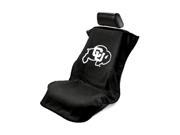 Seat Armour Universal Black Seat Towel Seat Cover With NCAA Colorado Univ. Logo