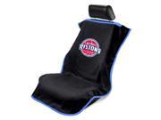Seat Armour Universal Black Seat Towel Seat Cover With NBA Detroit Pistons Logo