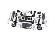Zone 6 Lift Kit Knuckle 3 Rear Spring IFS System for 2009 2011 Ram 1500 4WD