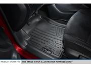 MAXFLOORMAT All Weather Custom Floor Mats Liner for VW Amarok Front Set Black