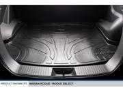 All Weather Floor Mats Set and Cargo Liner Bundle for ROGUE Black