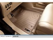 All Weather Floor Mats Set and Cargo Liner Bundle for RX Tan