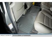 MAXFLOORMAT All Weather Floor Mats Liner Second Row for SIENNA 8?seats (Gray) MAXFLOORMAT All Weather Floor Mats Liner Second Row for SIENNA 8?seats (Gray)