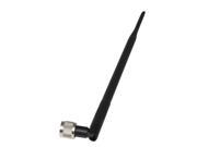 7dBi 2.4G Right Angle Antenna Black Whip Antenna for Repeater Signal Booster Amplifier