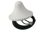 800MHz~2500MHz 5dB N male Indoor Ceiling Dome Omni directional Antenna For Cell Phone Mobile Signal Repeater Booster Amplifier With 5m Cable