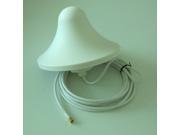 3M 10 Feet White SMA male connector full frequency GSM 3G 4G 850MHz~2100MHz Ceiling Indoor 3 5db Omni directional Dome Antenna for Mobile cell phone signal Repe