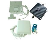 Phonetone 60dB 850 1700MHz Amplifier With Indoor Panel Antenna And Outdoor Panel Antenna For Home Or Office Uso