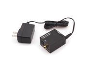 Compact size Digital Coaxial Optical Toslink to Analog L R Audio Converter