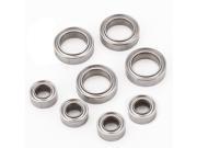 8xRC 1 10 Car 102068 Bearing Steel 10mm and 15mm OD Ball Bearing Silver