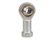 Silver 12mm Female Metric Threaded Rod End Joint Bearing 67mm Overall Length