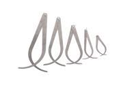 Set of Bent leg Stainless Steel Caliper Pottery Clay Measure Tools 5pcs
