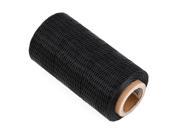 Black Leather Sewing DIY Handicraft Waxed Thread Cord 150D 1mm 200m Length