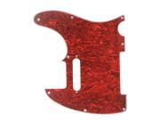 3PLY 8Hole Pickguard For Faux TORTOISE SHELL Electric Guitar