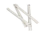 1 Pair 35cm White Durable Metal Drawer Runner Slides Rail For Furniture Cabinet