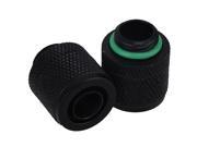 2PCS Brass Water Cooling Compression Fitting For 8 x12mm Silicone Pipe