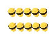 10 Pcs lot 28mm Arcade Push Buttons Replacement For OBSF 28 Buttons Yellow