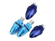 4x Aluminum Alloy Blue Plane Fixed Pitch Propeller Adapter Holder for 6mm Motor
