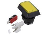Comy Polished LED Lighted Arcade Plastic Push Button Yellow Lamp Switch