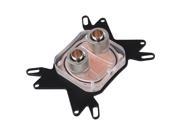 Computer Water Cooling CPU Block Head with Fast Twist Connector Copper 50mm Base
