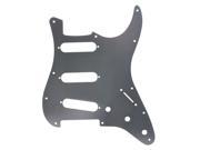 BQLZR Smoky Gray11 Screw Holes Electric Guitar SSS Pickguard Plate Aluminum