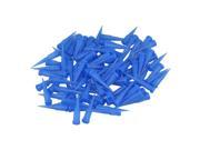 BQLZR 100 x Blue TT Glue Liquid Dispensing Blunt Needle Plastic Tapered Tip 22Ga