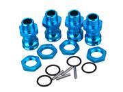 4 x Durable RC 1 8 Off Road Buggy 89108 Metal Wheel Hex Mount Upgrade Part Blue