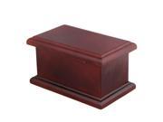 BQLZR Dark Brown Flip Type Pet Ashes Urn Memorial Keepsake Box W Photo Frame