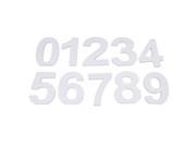 Free Standing 10.5cm Large Wooden Numbers Painted Numbers Table Number Set of 10