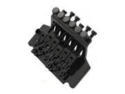 Black Guitar Double Locking Tremolo Bridge Assembly Set