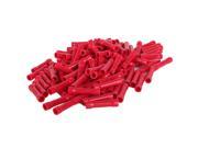 100x Butt Joiners Splice Connector Insulated Crimp Cold pressed Terminals Red