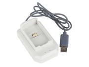 White USB Battery Charger Dock for Wireless Controller indicator Light
