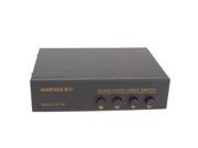 Multifunctional AV Selector Audio Video RCA Switch Box 4 Port Input 1 Output