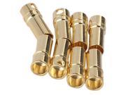 50 Pairs 3.5mm Gold Plated Banana Connector with Strong Current carrying