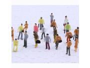 100 Painted Model People Figures Street Scenes 1 100 Scale for Building Layout