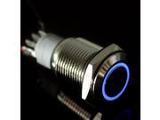 Brand New Blue 16mm 12V Led Lighted Angel eye Metal Push Button ON OFF Switch