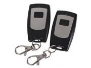 2x Handy key ring 433MHz 1 Channel RF Wireless Remote Control Learning Code