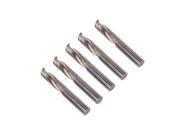 5x 6mm Solid Carbide CNC Single Flute Acrylic PVC Router Bits Tools Sharp spiral
