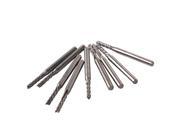 10x 0.125 Tungsten steel Carbide End Mill Engraving Bits for CNC PCB Machinery