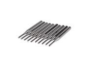 10x 0.125 Tungsten Steel Carbide End Mill Engraving Bits 1.2mm Engraved Tool