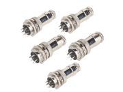 5x Aviation Plug 6 Pin 16mm GX16 6 Metal Connector Withstand Voltage 5A