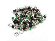 125V Green Momentary Micro On Off Switch 2 Pin 20pcs