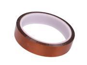 Amber 20mm x 33m Heat Resistant Polyimide Adhesive Tape High Temperature Resist