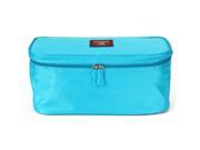 Portable Women Bra Underwear Organizer Bag for Travel Luggage Blue